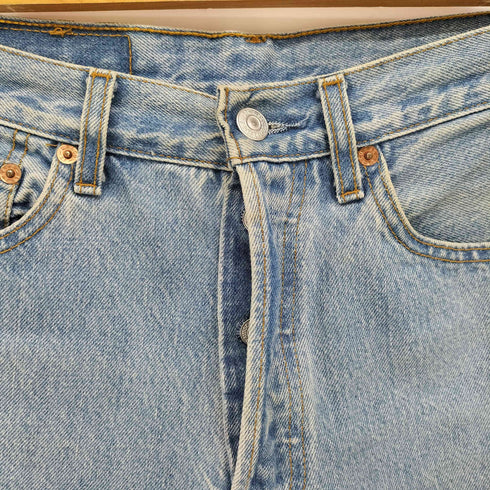 リーバイス Levis 90S ボタン裏 252 ハンガリー製 501 ボタンフライ カットオフ デニム ショート パンツ 99年製 EURO Levis ユーロ リーバイス レディース W28 L30
