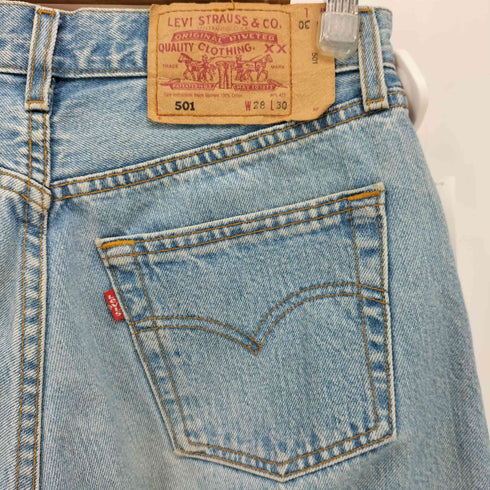 リーバイス Levis 90S ボタン裏 252 ハンガリー製 501 ボタンフライ カットオフ デニム ショート パンツ 99年製 EURO Levis ユーロ リーバイス レディース W28 L30