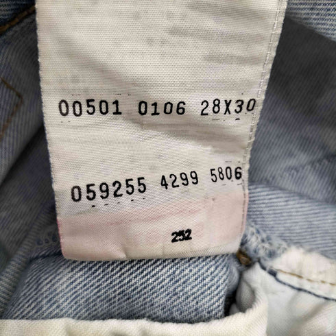 リーバイス Levis 90S ボタン裏 252 ハンガリー製 501 ボタンフライ カットオフ デニム ショート パンツ 99年製 EURO Levis ユーロ リーバイス レディース W28 L30