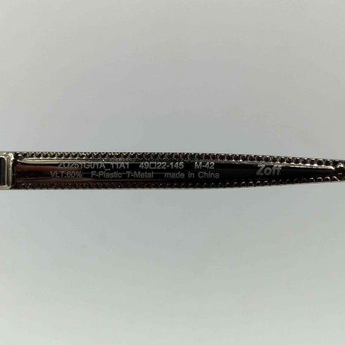 ゾフ zoff メタルフレーム ボストン サングラス メンズ 49□22-145