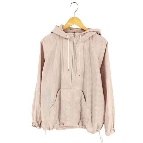 オーラリー AURALEE FINX POLYESTER STRIPE HOODED ZIP P/O メンズ JPN:4