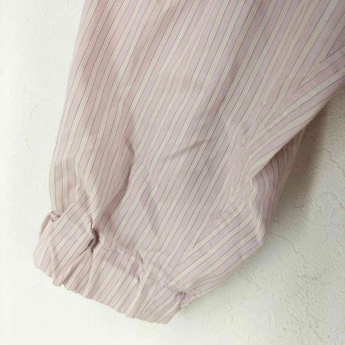 オーラリー AURALEE FINX POLYESTER STRIPE HOODED ZIP P/O メンズ JPN:4