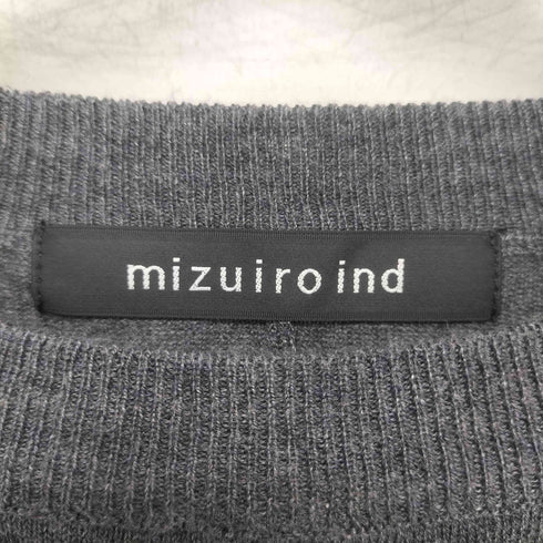 ミズイロインド mizuiro ind フロントシームコクーンプルオーバー レディース