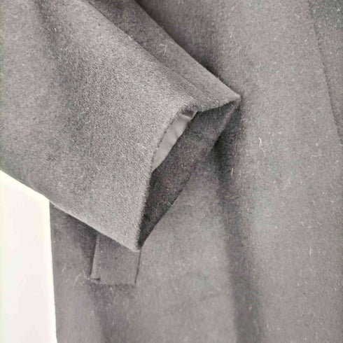 LABELDA カシミヤ ファー付き ステンカラーコート レディース 9AR