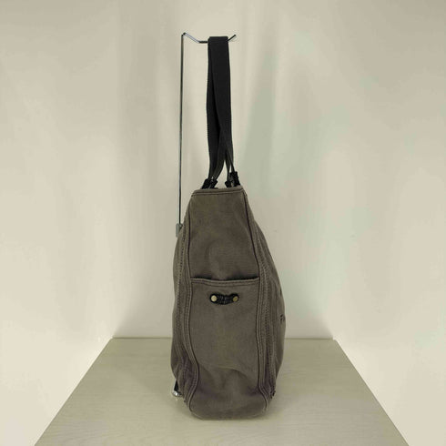 ディーゼル DIESEL スタッズ ロゴプリント キャンバストートバッグ メンズ