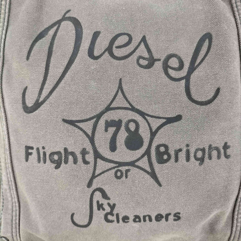 ディーゼル DIESEL スタッズ ロゴプリント キャンバストートバッグ メンズ