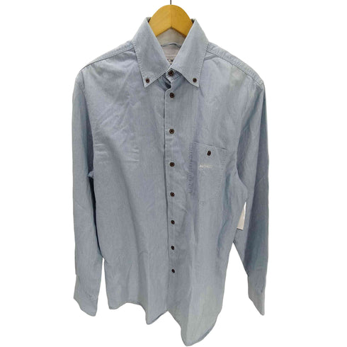 ブルーウィリーズ BLUE WILLIS 90S ロゴ刺繍 L/S ストライプ ボタンダウン シャツ メンズ import:S