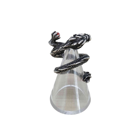 ヴィヴィアンタム VIVIENNE TAM シルバー925 色石 ドラゴンリング メンズ