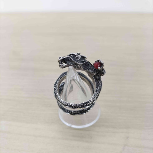 ヴィヴィアンタム VIVIENNE TAM シルバー925 色石 ドラゴンリング メンズ