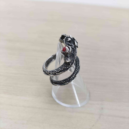 ヴィヴィアンタム VIVIENNE TAM シルバー925 色石 ドラゴンリング メンズ