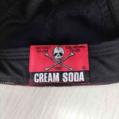 クリームソーダ CREAM SODA ストライプ キャスケット メンズ
