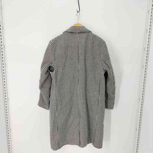ショット Schott 千鳥格子柄 ウールナイロン チェスターコート メンズ US:36