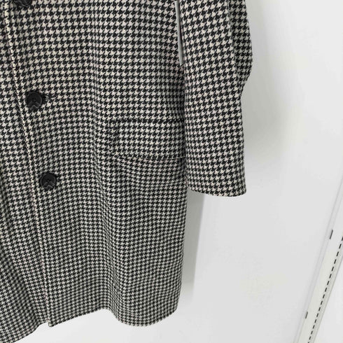 ショット Schott 千鳥格子柄 ウールナイロン チェスターコート メンズ US:36
