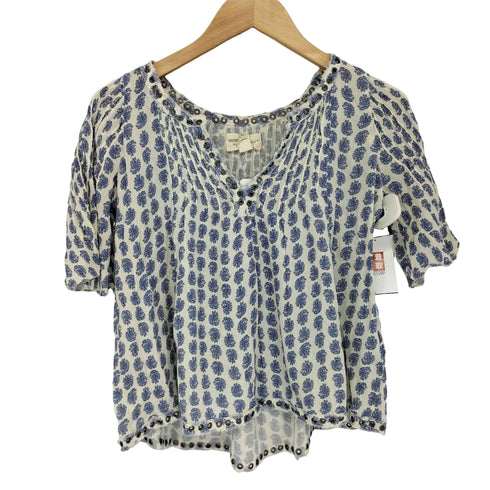 デニムアンドサプライラルフローレン DENIM&SUPPLY RALPH RAUREN 総柄スキッパーブラウス レディース JPN:XS