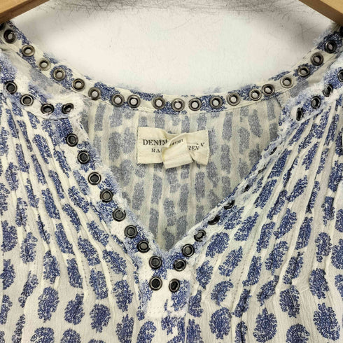 デニムアンドサプライラルフローレン DENIM&SUPPLY RALPH RAUREN 総柄スキッパーブラウス レディース JPN:XS