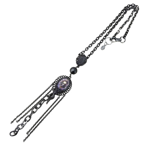 ジャンポールゴルチエ Jean Paul GAULTIER Iron Ball brooch chain necklace アイアンボール ブローチ チェーン ネックレス アーカイブ ジーザス メンズ