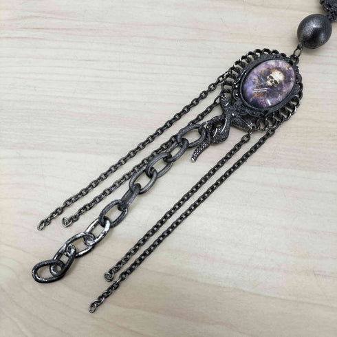 ジャンポールゴルチエ Jean Paul GAULTIER Iron Ball brooch chain necklace アイアンボール ブローチ チェーン ネックレス アーカイブ ジーザス メンズ