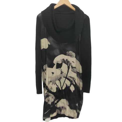 マックスアンドコー MAX&CO. シルク転写切り替えニットワンピース レディース import:S