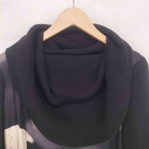 マックスアンドコー MAX&CO. シルク転写切り替えニットワンピース レディース import:S