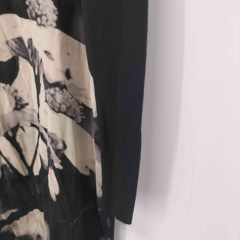 マックスアンドコー MAX&CO. シルク転写切り替えニットワンピース レディース import:S