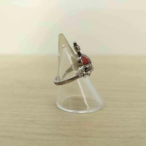 ヴィヴィアンウエストウッド Vivienne Westwood シルバー925 ディアマンテ ハートオーブリング レディース XS