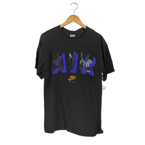 ナイキ NIKE 90S USA製 銀タグ アスリートプリントtシャツ メンズ import:L