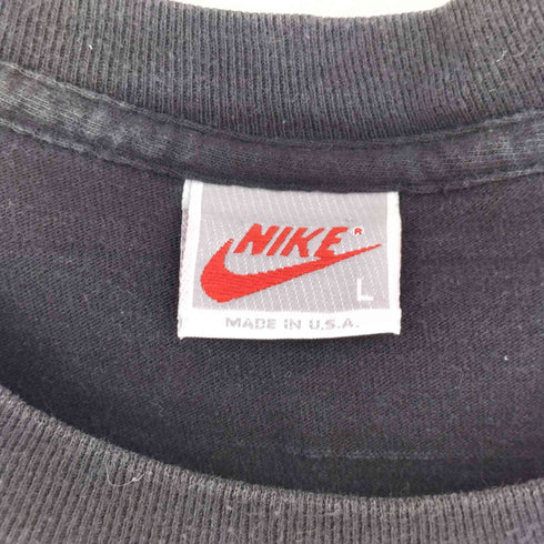 ナイキ NIKE 90S USA製 銀タグ アスリートプリントtシャツ メンズ import:L
