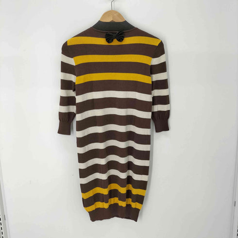 ランバンオンブルー LANVIN en Bleu ボーダー フレアヘム レディース EUR:38