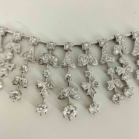 ビジューネックレス レディース