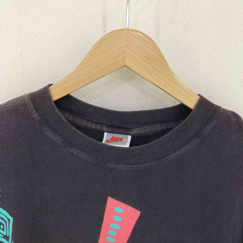 ナイキ NIKE 90S USA製 銀タグ プリントtシャツ メンズ import:L