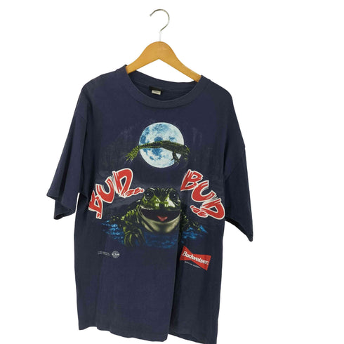 コピーライト1995 USA製 企業 Frog Print 両面プリントTシャツ メンズ import:XL
