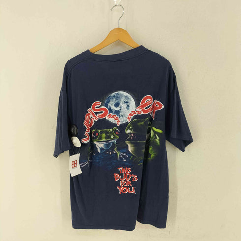 コピーライト1995 USA製 企業 Frog Print 両面プリントTシャツ メンズ import:XL