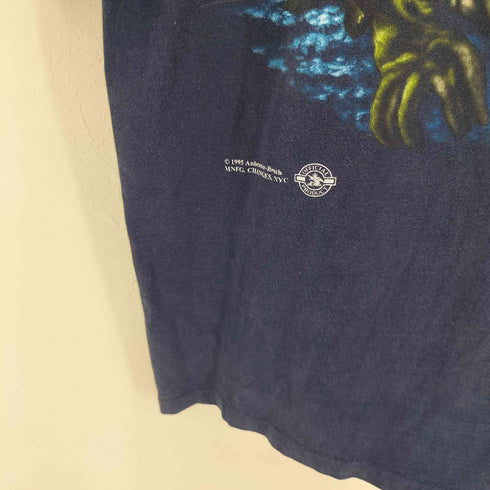 コピーライト1995 USA製 企業 Frog Print 両面プリントTシャツ メンズ import:XL