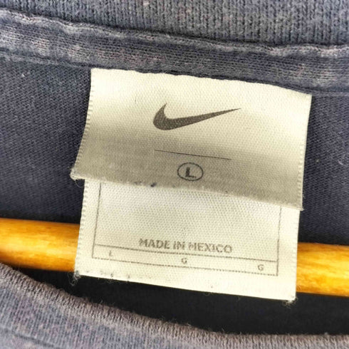 ナイキ NIKE 00S メキシコ製 ワンポイントロゴ刺繍Tシャツ メンズ import:L