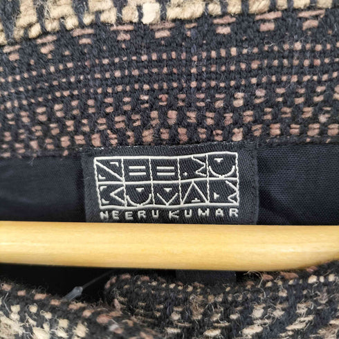 NEERU KUMAR ウールシルク ノーカラーコート レディース JPN:M