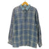 ルートロクジュウロク ROUTE66 90S インド綿 コットン チェック L/S スキッパー ポロ シャツ メンズ import:S
