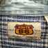 ルートロクジュウロク ROUTE66 90S インド綿 コットン チェック L/S スキッパー ポロ シャツ メンズ import:S