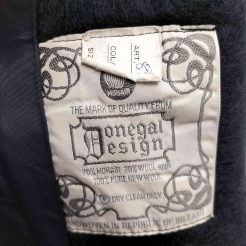 donegal design モヘアウール ノーカラージャケット メンズ
