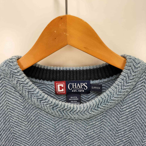チャップス CHAPS ワンポイントロゴ コットンニット メンズ JPN:S