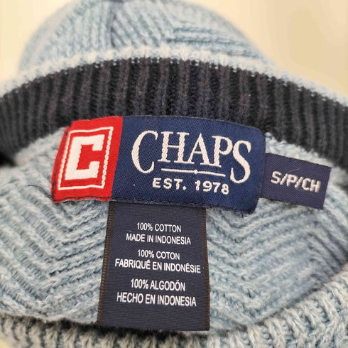 チャップス CHAPS ワンポイントロゴ コットンニット メンズ JPN:S