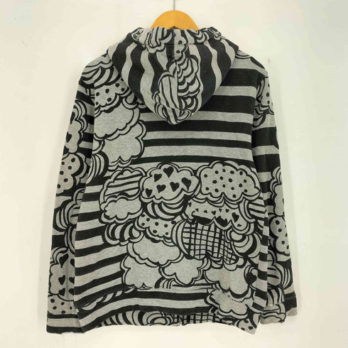 ツモリチサト TSUMORI CHISATO 総柄ジップパーカー レディース