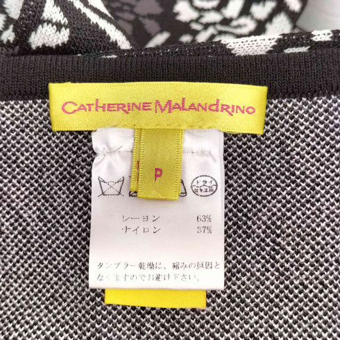 CATHERINE MALANDRINO 花柄 ニットワンピース レディース