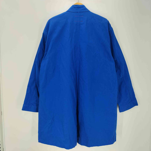 シュウオムフェム SYU. HOMME/FEMM キャンバス地 スタンドカラー モッズ コート メンズ