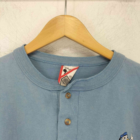 USA製 キャラクター刺繍 ヘンリーネックカットソー メンズ S/M