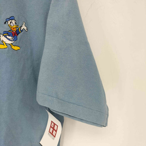 USA製 キャラクター刺繍 ヘンリーネックカットソー メンズ S/M