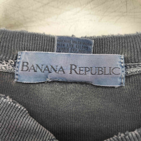 バナナリパブリック BANANA REPUBLIC 80-90S 後染め ヘンリーネックカットソー メンズ import:S