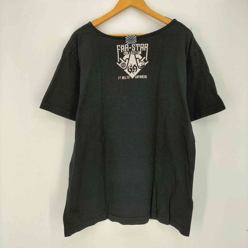 FAR STAR スターボーンプリント クルーネック 半袖Tシャツ メンズ