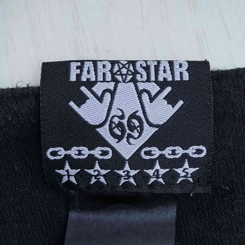 FAR STAR スターボーンプリント クルーネック 半袖Tシャツ メンズ