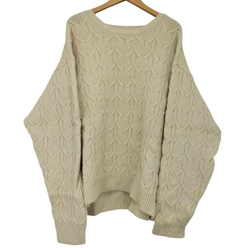 ギャップ Gap OLD 白タグ ウールコットンニット メンズ import:XL