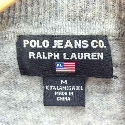 ポロジーンズカンパニーラルフローレン POLO JEANS COMPANY RALPH LAUREN 90s-00s エルボーパッチ タートルネックニット レディース JPN:M